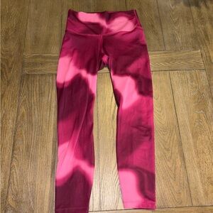 Pink Tie-Dye Leggings